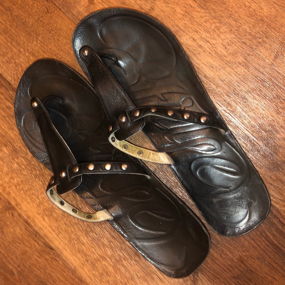 Frye- Jessica Stud Leather Sandals
